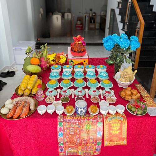Mâm cúng khai trương tiệm nail
